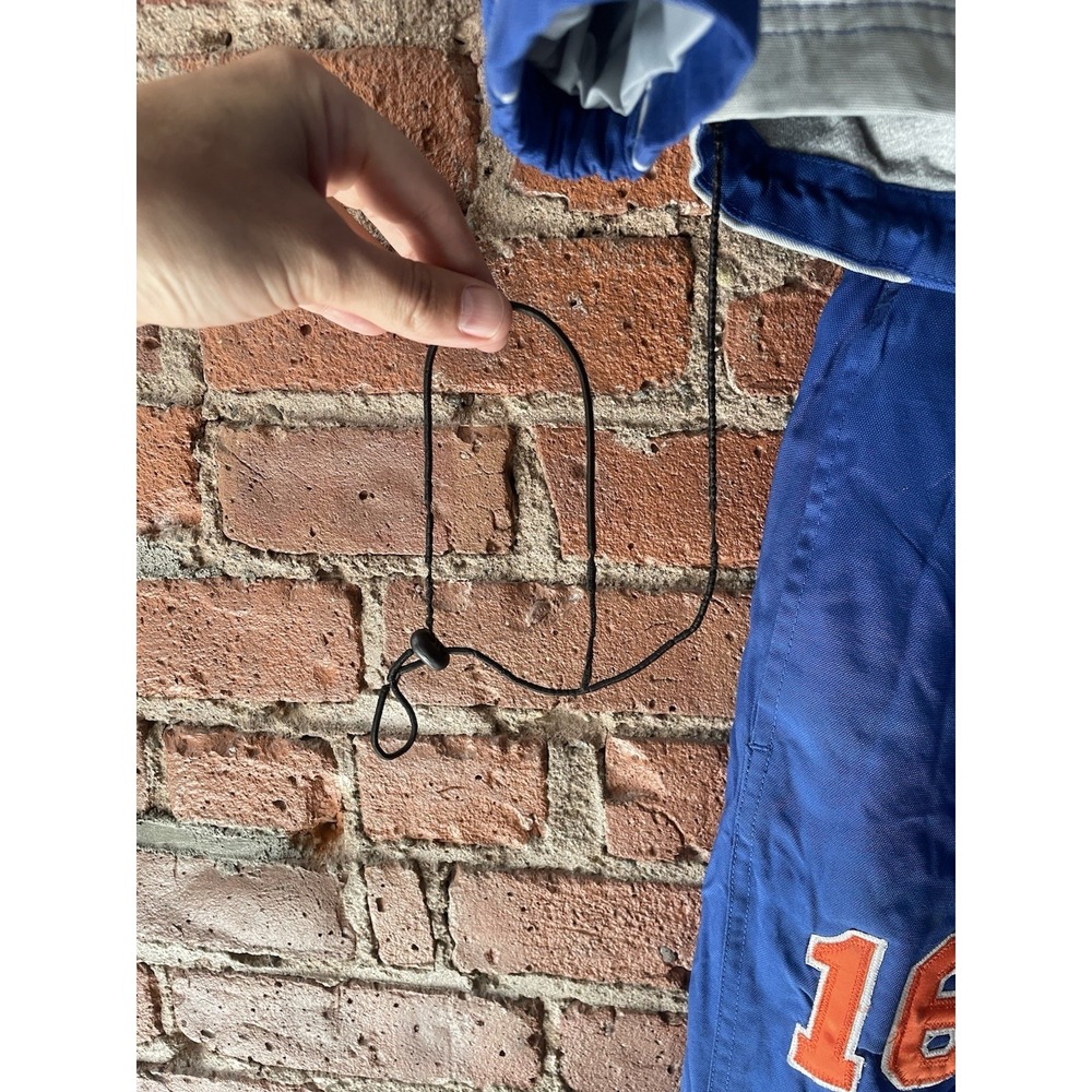 Vintage Hockey Warm Up Uniform Sz XL New York Warriors Blue Orange Bauer - Picture 8 of 16
